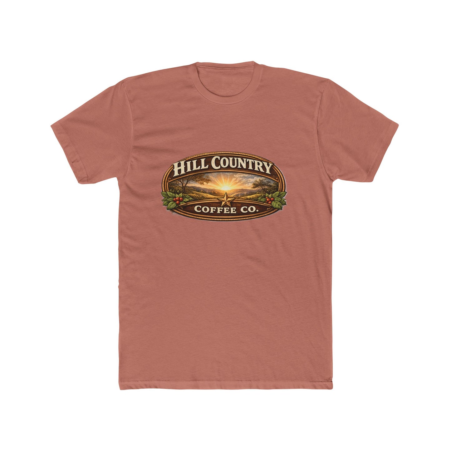 Hill Country Coffee Company Tee — Coffee Shop Logo T-Shirt