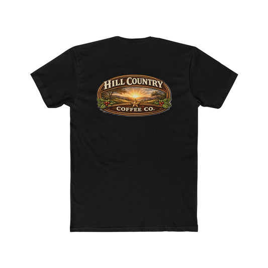 Hill Country Coffee Company Tee — Coffee Shop Logo T-Shirt #2