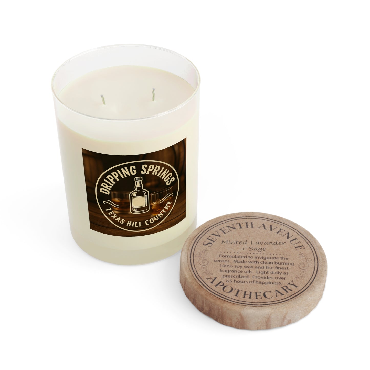 Dripping Springs Texas Hill Country Scented Candle — 11oz Full Glass