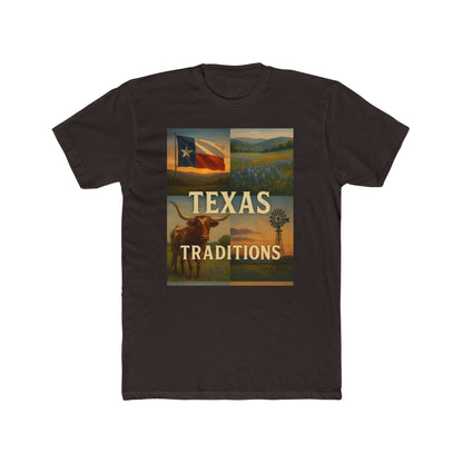 Texas Traditions T-Shirt — Rustic Lone Star Crew Tee
