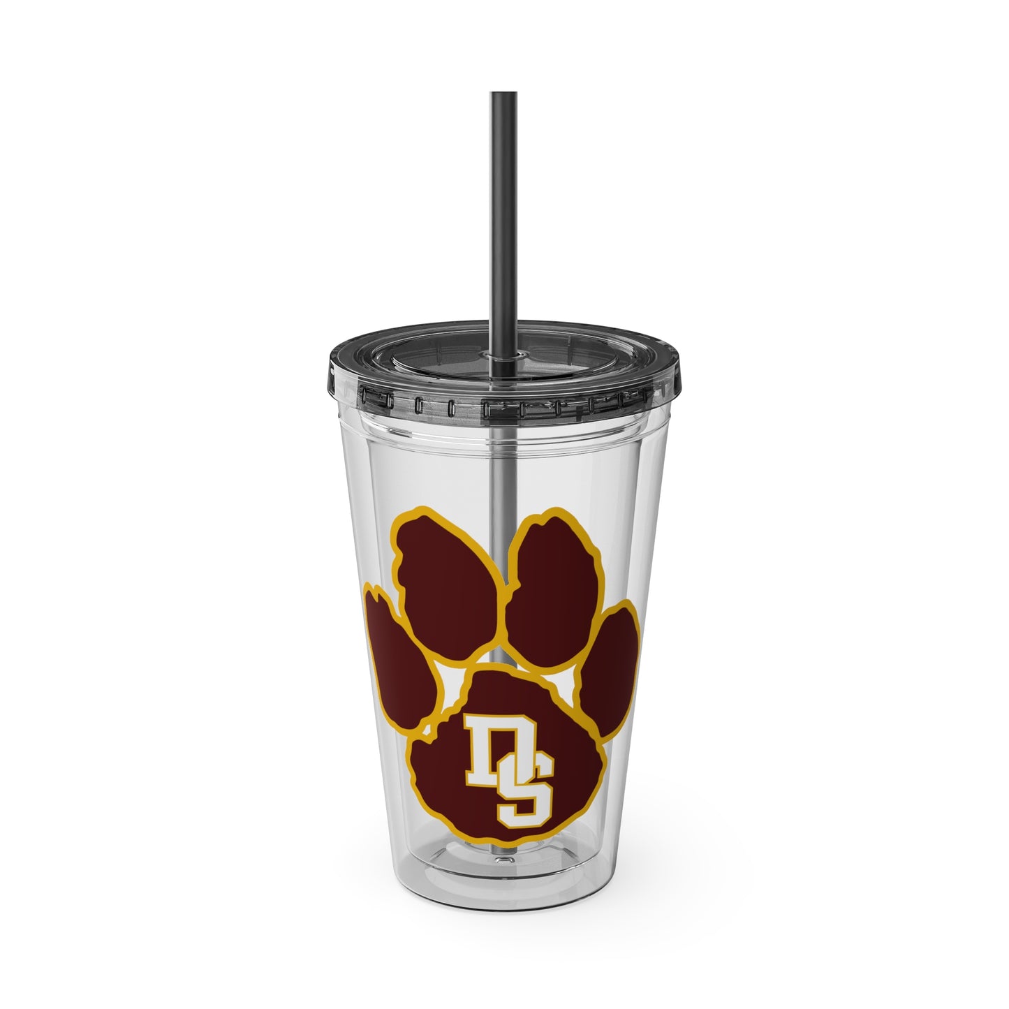 Sunsplash Tumbler with Straw, 16oz - Perfect for Walks, Workouts, Gifts & School, Customizable Design for Everyone