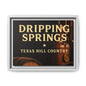 Dripping Springs Texas Hill Country Framed Canvas Wall Art — Sunset Landscape Print
