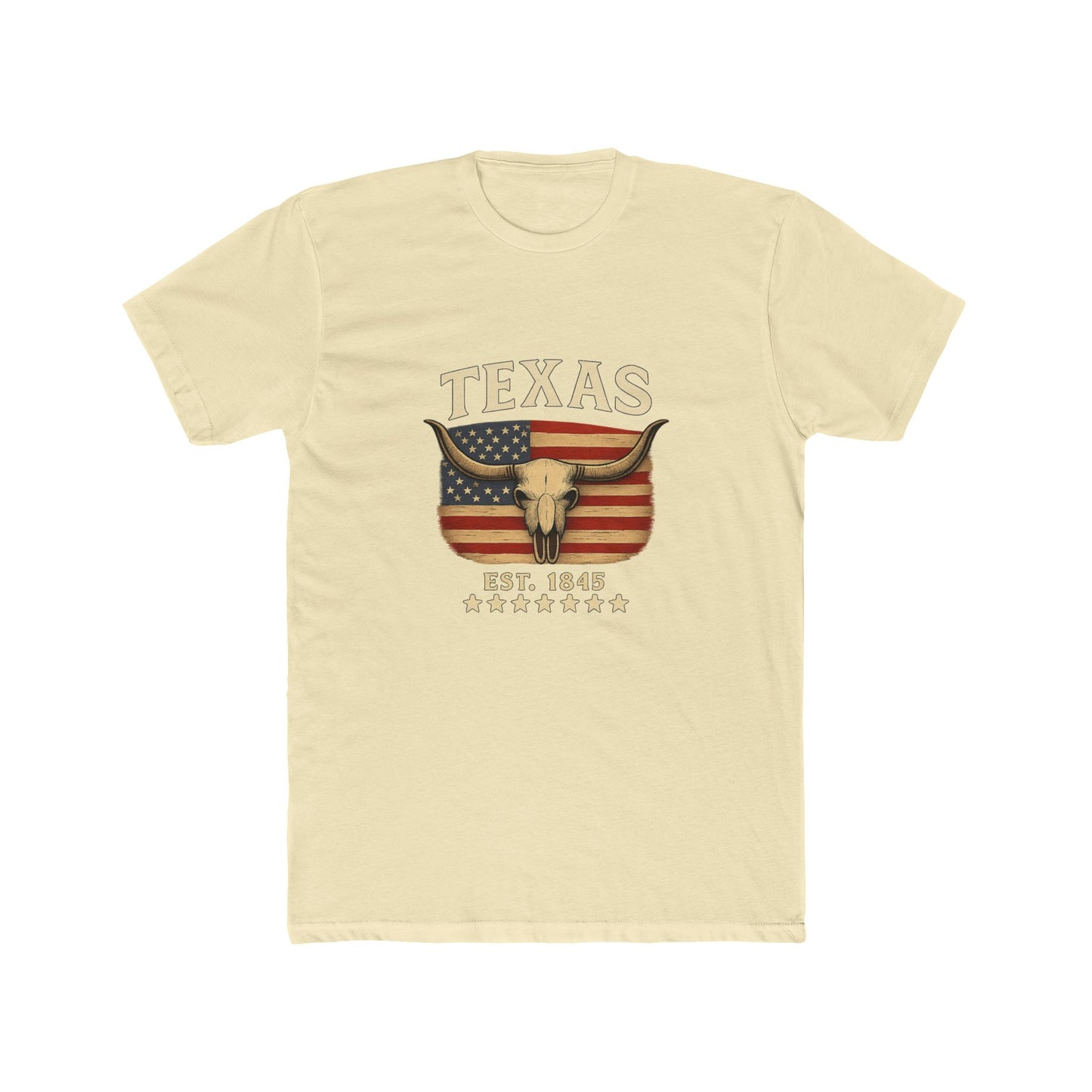 Texas EST 1845 T-Shirt — Vintage State Pride Tee