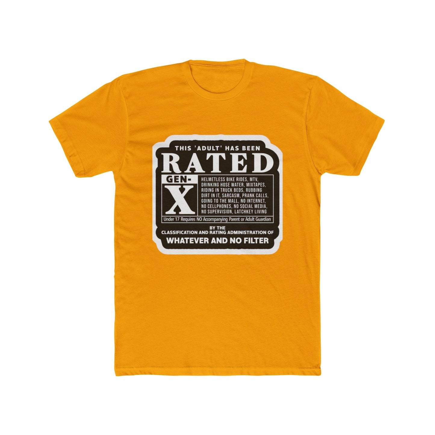 Gen X Tee — Retro 80s/90s Nostalgia T-Shirt
