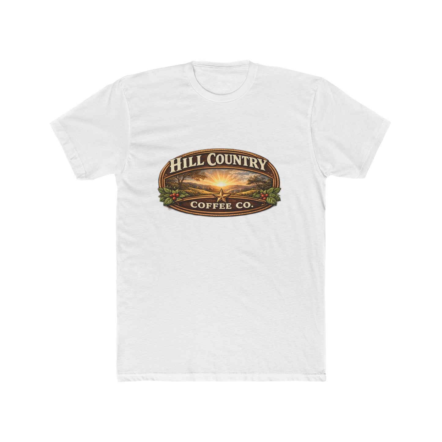Hill Country Coffee Company Tee — Coffee Shop Logo T-Shirt