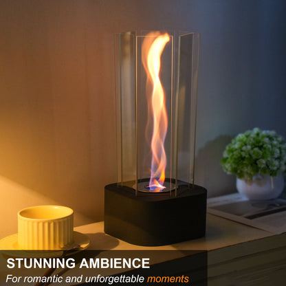 Hexagonal Clean-Burning Fuel Vented-Free Fireplace