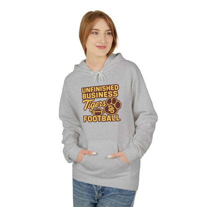 "Unfinished Business TIGER FOOTBALL"  Unisex Midweight Softstyle Fleece Hoodie - 6 color options