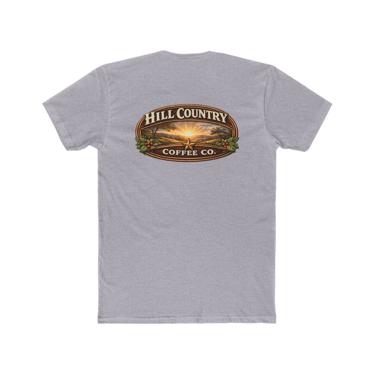 Hill Country Coffee Company Tee — Coffee Shop Logo T-Shirt #2