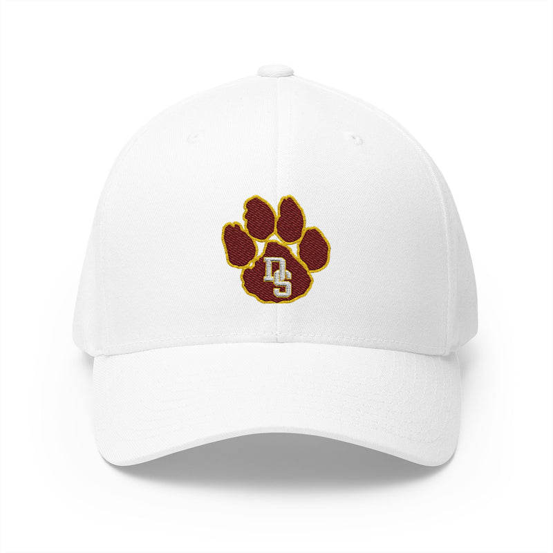 Embroidered Cap with Paw Print, Custom Sports Hat, Personalized Gift for Pet Lovers, Adjustable Baseball Cap, Team Spirit Accessory