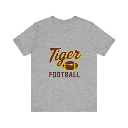 "TIGER FOOTBALL" Unisex Jersey Short Sleeve Tee- 7 color options