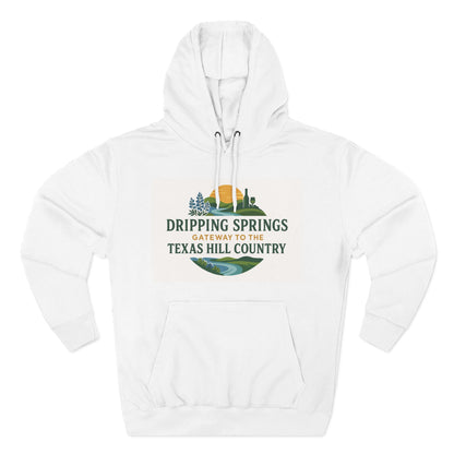 Three-Panel Fleece Hoodie