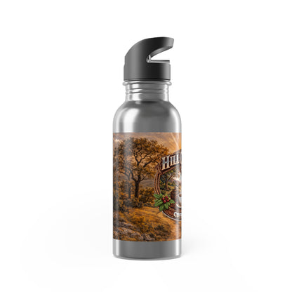 Stainless Steel Drink Travel Bottle with Straw — 20oz Travel Bottle, Hot & Cold, Spill-Proof Lid