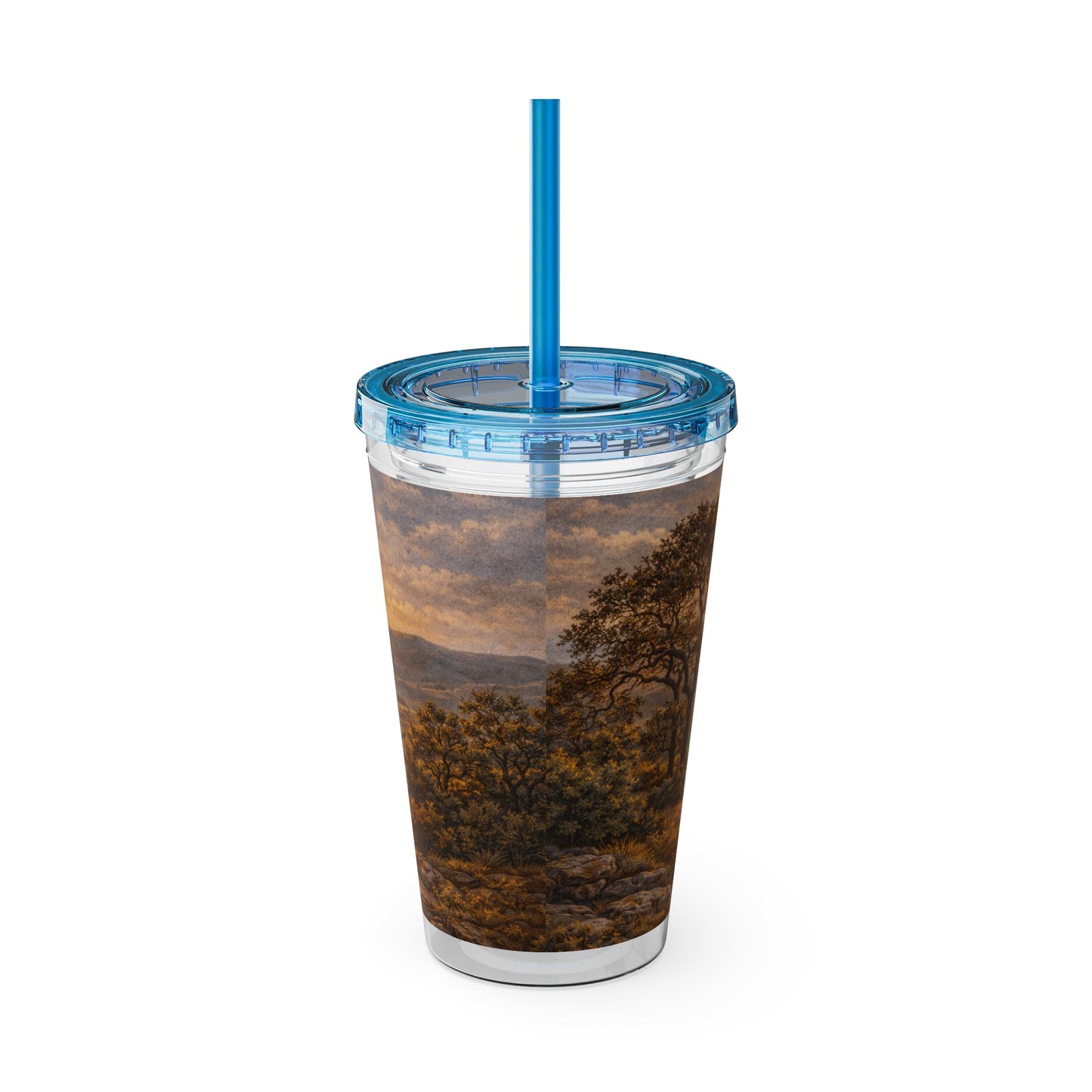 Hill Country Coffee Company 16oz Tumbler with Straw — Iced Coffee Travel Cup
