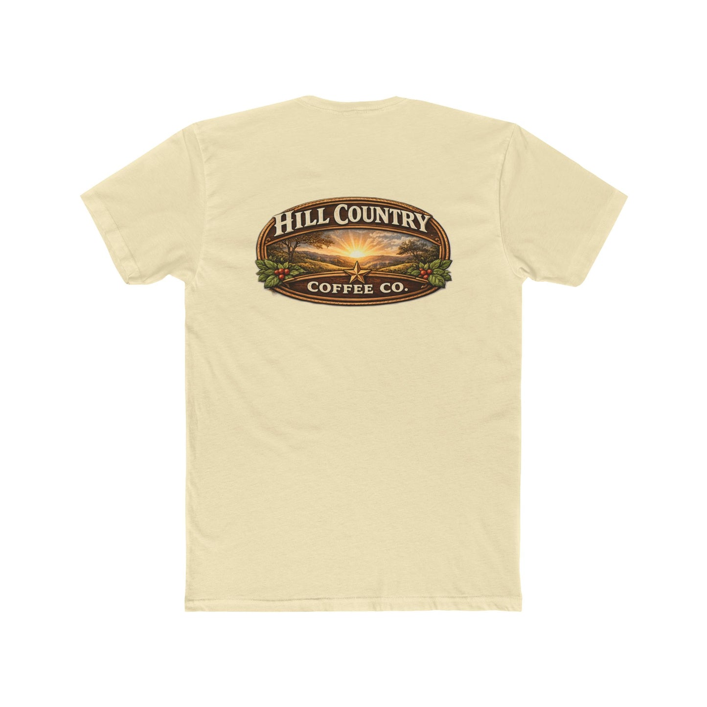 Hill Country Coffee Company Tee — Coffee Shop Logo T-Shirt #2