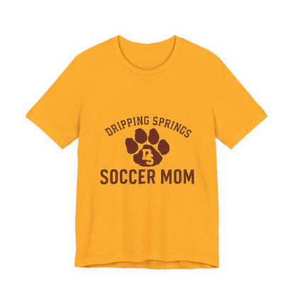 "SOCCER MOM" Unisex Jersey Short Sleeve Tee, 9 color options