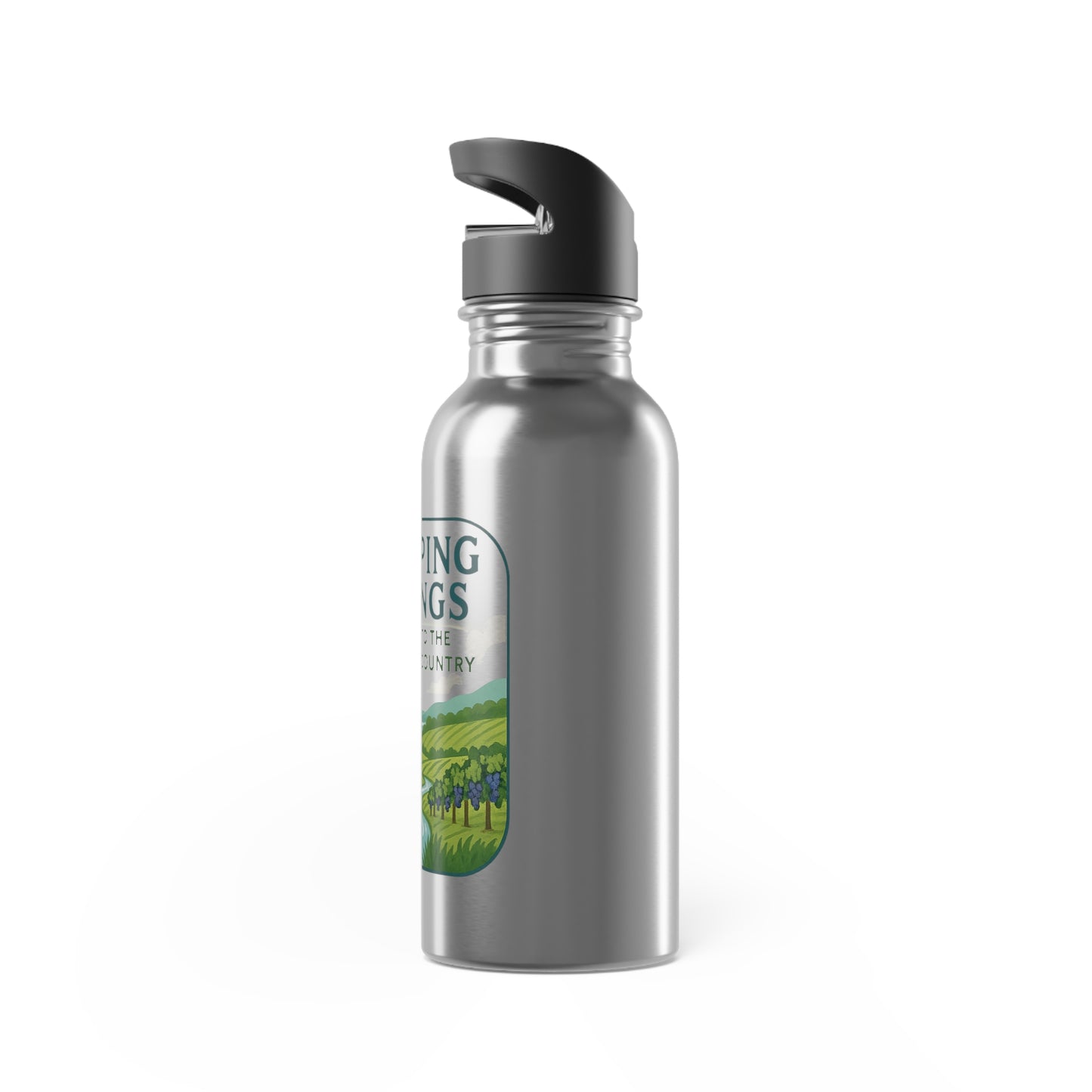 Dripping Springs Stainless Steel Water Bottle With Straw, 20oz