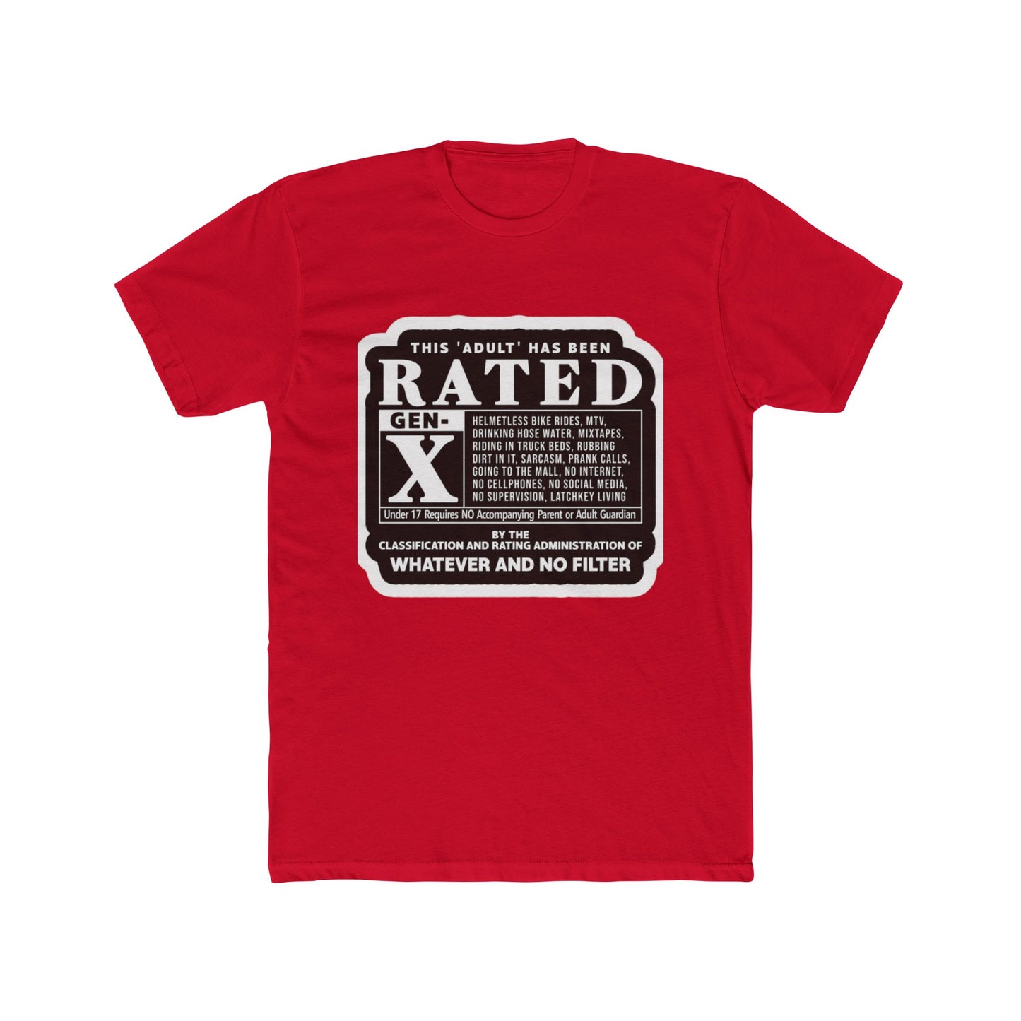 Gen X Tee — Retro 80s/90s Nostalgia T-Shirt