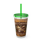 Hill Country Coffee Company 16oz Tumbler with Straw — Iced Coffee Travel Cup