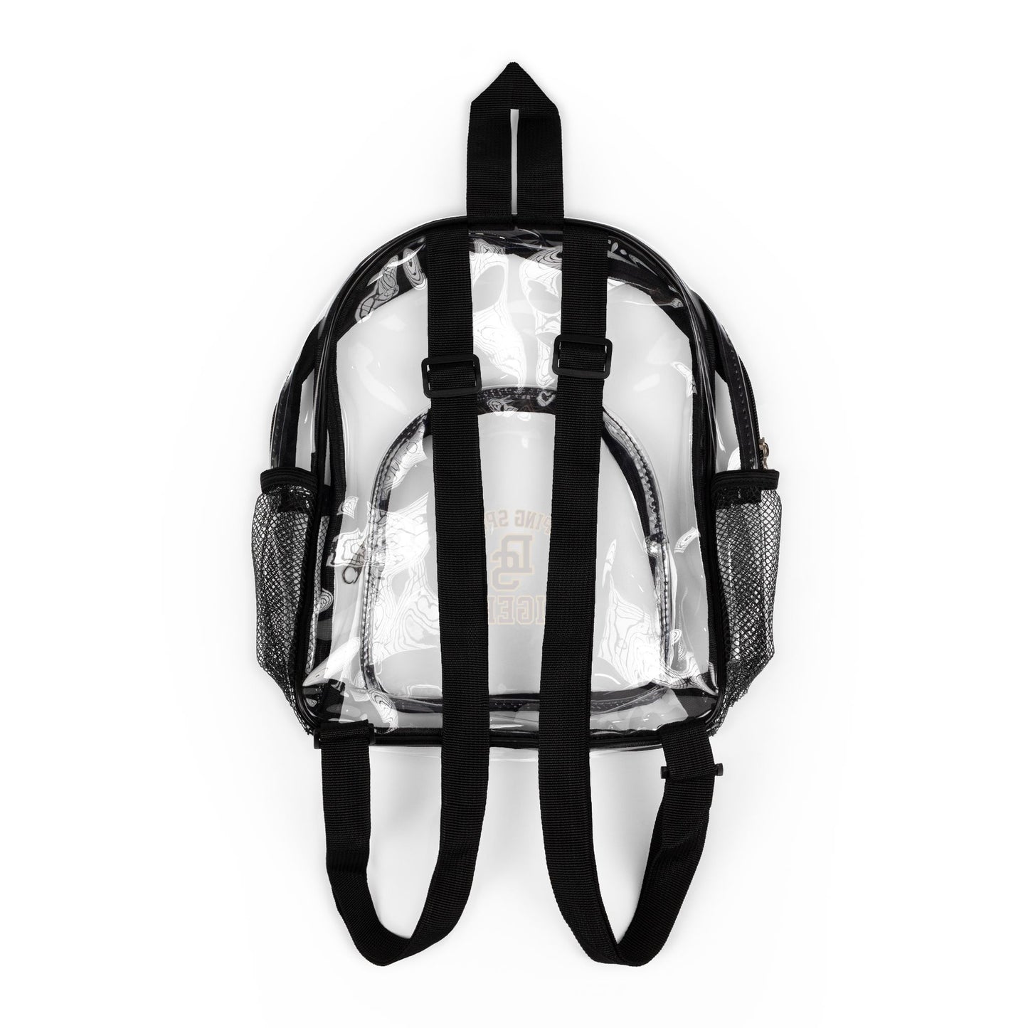 Clear Stadium Backpack – See-Through School & Event Bag with Team Logo (Tigers)