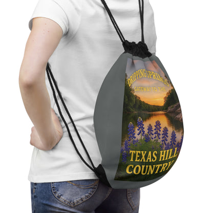 Dripping Springs Tigers Drawstring Bag — School Spirit Gym Sack