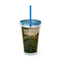 Hill Country Sunsplash Tumbler with Straw, 16oz - Perfect for Walks, Workouts, Gifts & School, Customizable Design for Everyone