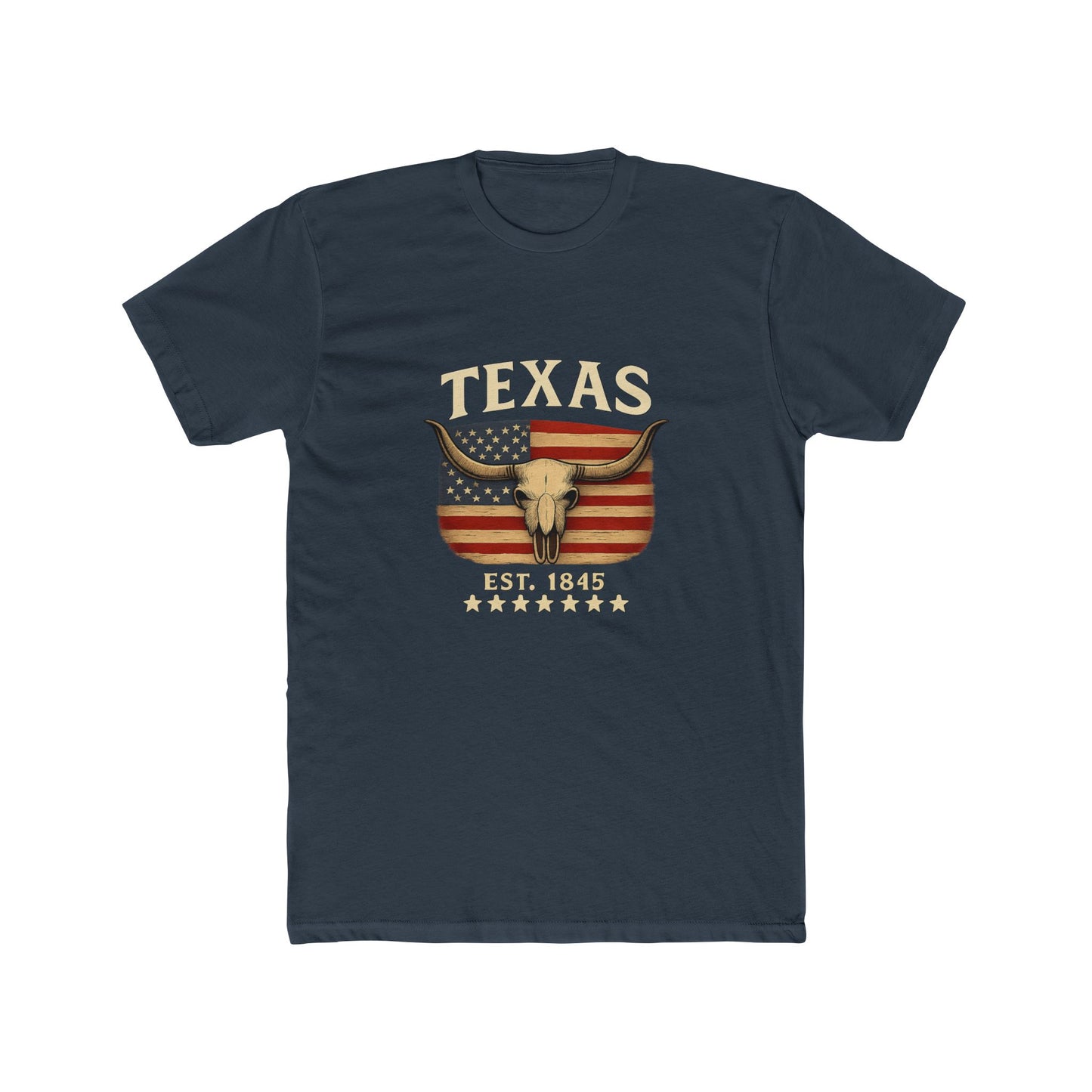 Texas EST 1845 T-Shirt — Vintage State Pride Tee