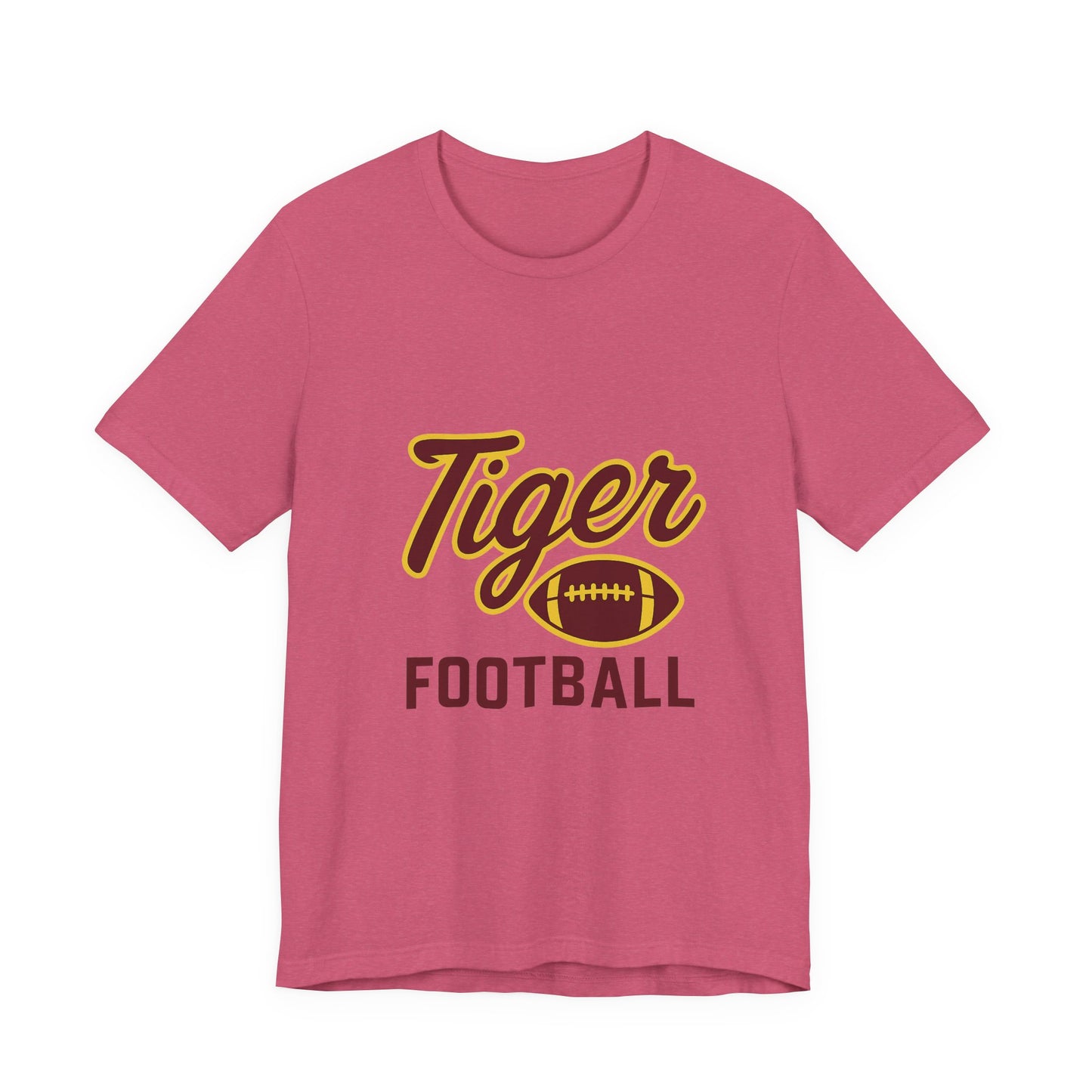 "TIGER FOOTBALL" Unisex Jersey Short Sleeve Tee- 7 color options