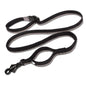 Pet dog leash with elastic cushioning suitable for outdoor activities such as running and waist tying