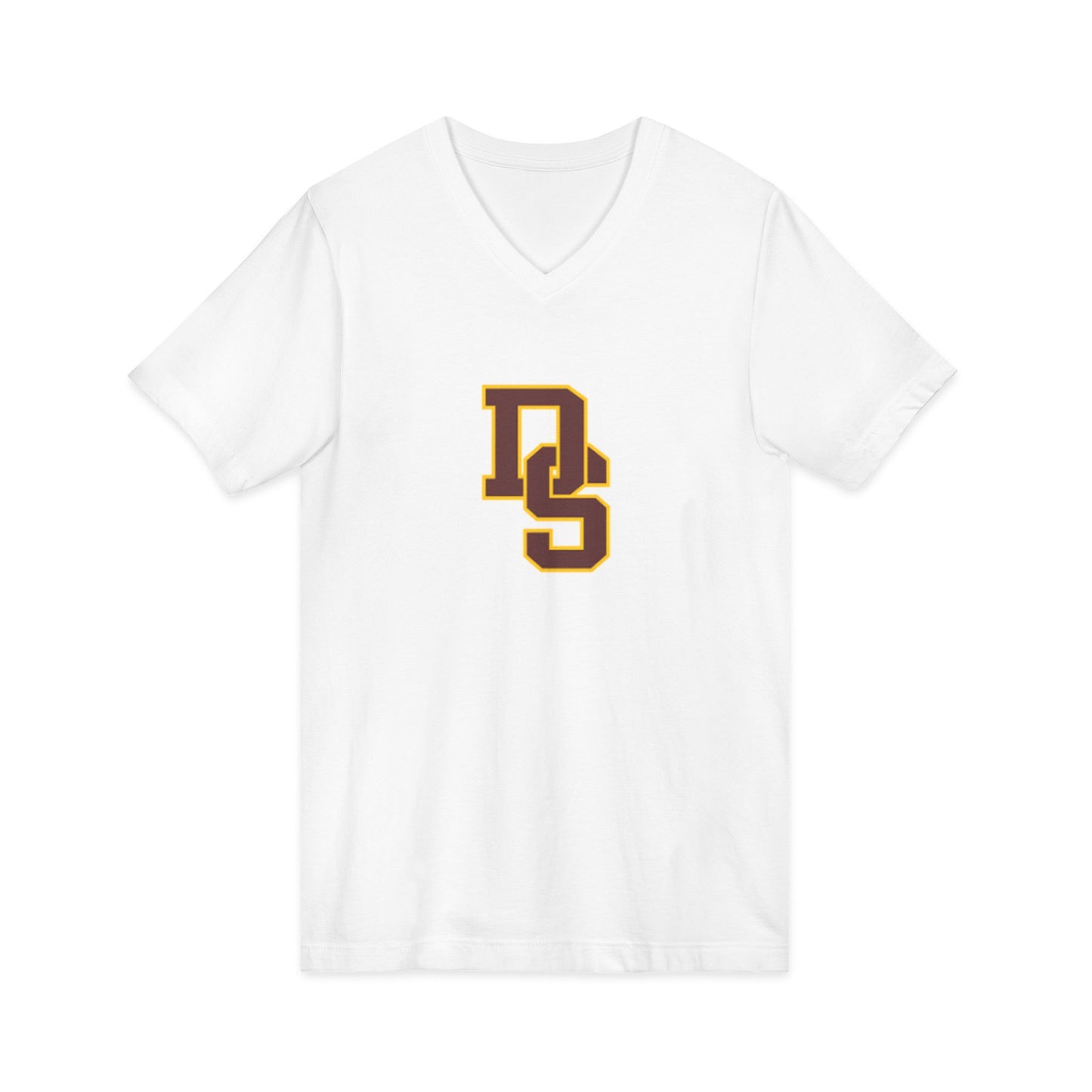 DS  V‑Neck Tee , Classic Collegiate Logo Shirt