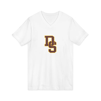 DS  V‑Neck Tee , Classic Collegiate Logo Shirt