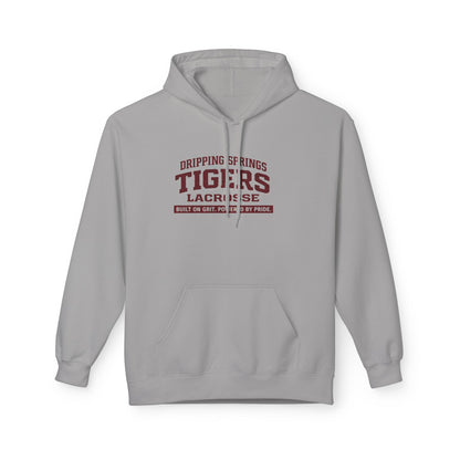 Tigers Lacrosse Hoodie — "Dripping Springs" Team Pride Pullover (multiple colors)