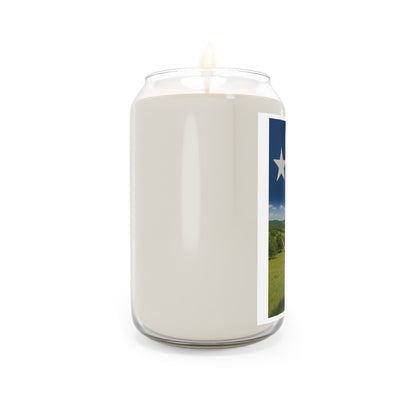 Texas Longhorn Soy Candle — 13.75 oz Scented Candle with Lone Star Rustic Farmhouse Vibe