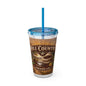 Hill Country Coffee Company 16oz Tumbler with Straw — Iced Coffee Travel Cup