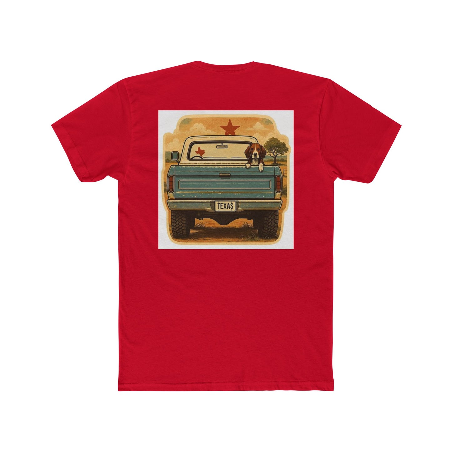 Texas Truck & Loyal Dog T-Shirt — Rustic Lone Star Trucking Tee