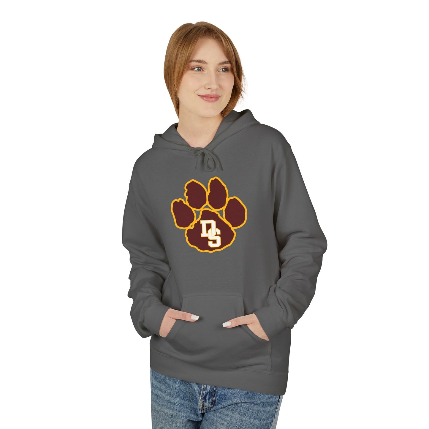 "PAW"  Unisex Midweight Softstyle Fleece Hoodie-6 color options