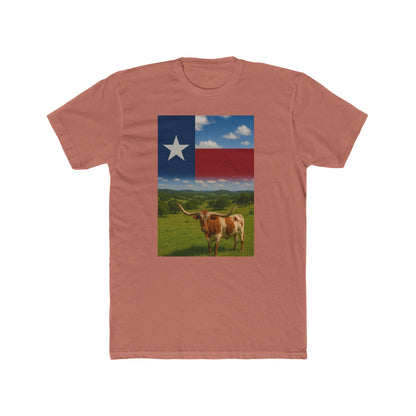 Texas Flag & Longhorn T-shirt