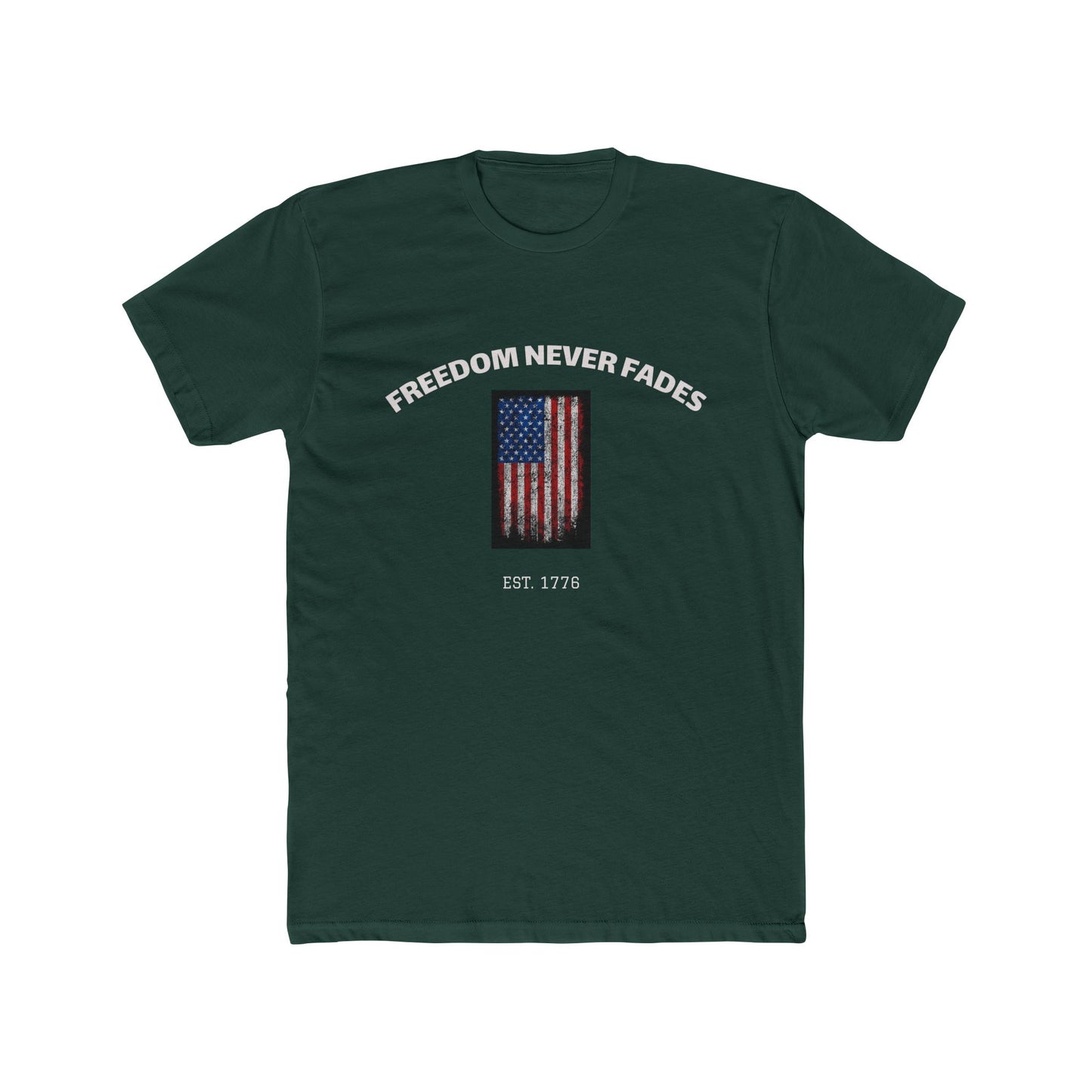 Freedom Never Fades  American Flag USA Pride T-Shirt