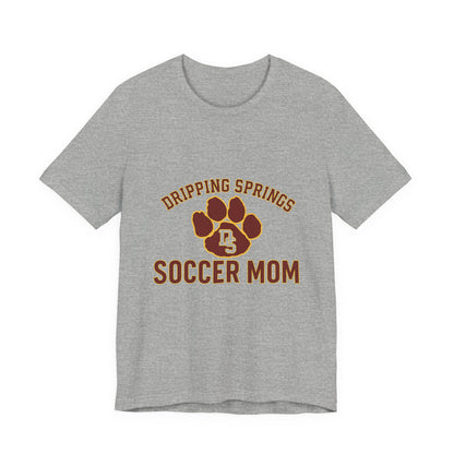 "SOCCER MOM" Unisex Jersey Short Sleeve Tee, 9 color options