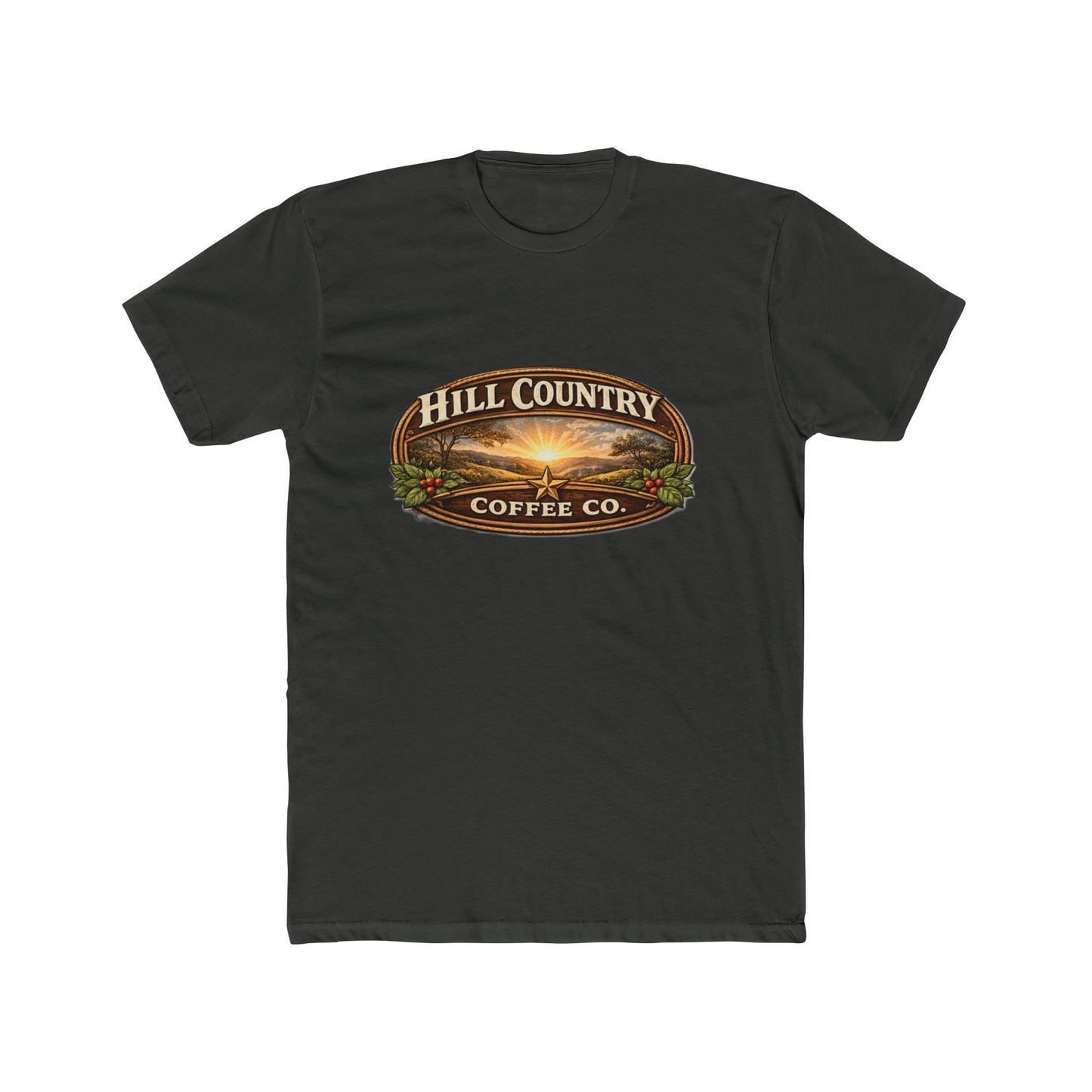Hill Country Coffee Company Tee — Coffee Shop Logo T-Shirt