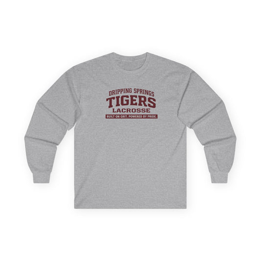 Tigers Lacrosse "Built on Grit" Long Sleeve Tee
