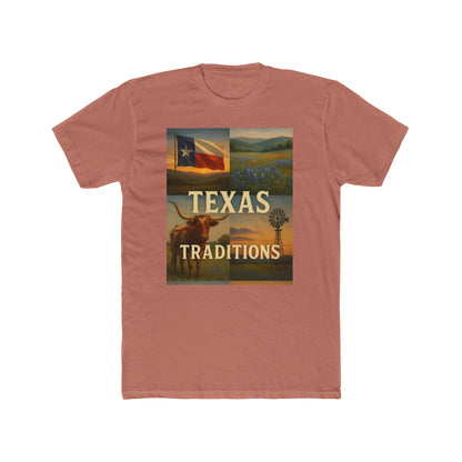 Texas Traditions T-Shirt — Rustic Lone Star Crew Tee