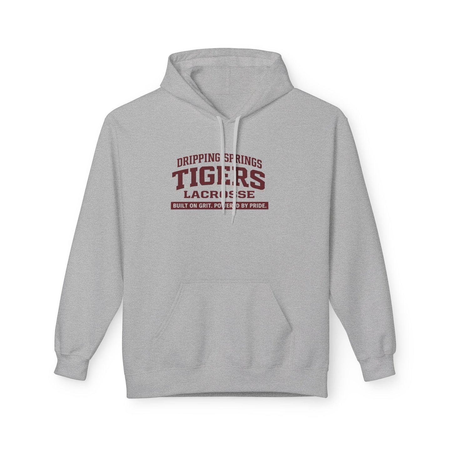 Tigers Lacrosse Hoodie — "Dripping Springs" Team Pride Pullover (multiple colors)