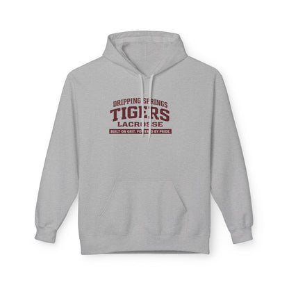 Tigers Lacrosse Hoodie — "Dripping Springs" Team Pride Pullover (multiple colors)