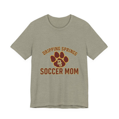 "SOCCER MOM" Unisex Jersey Short Sleeve Tee, 9 color options