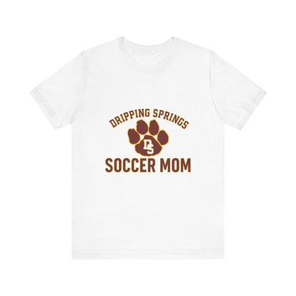 "SOCCER MOM" Unisex Jersey Short Sleeve Tee, 9 color options