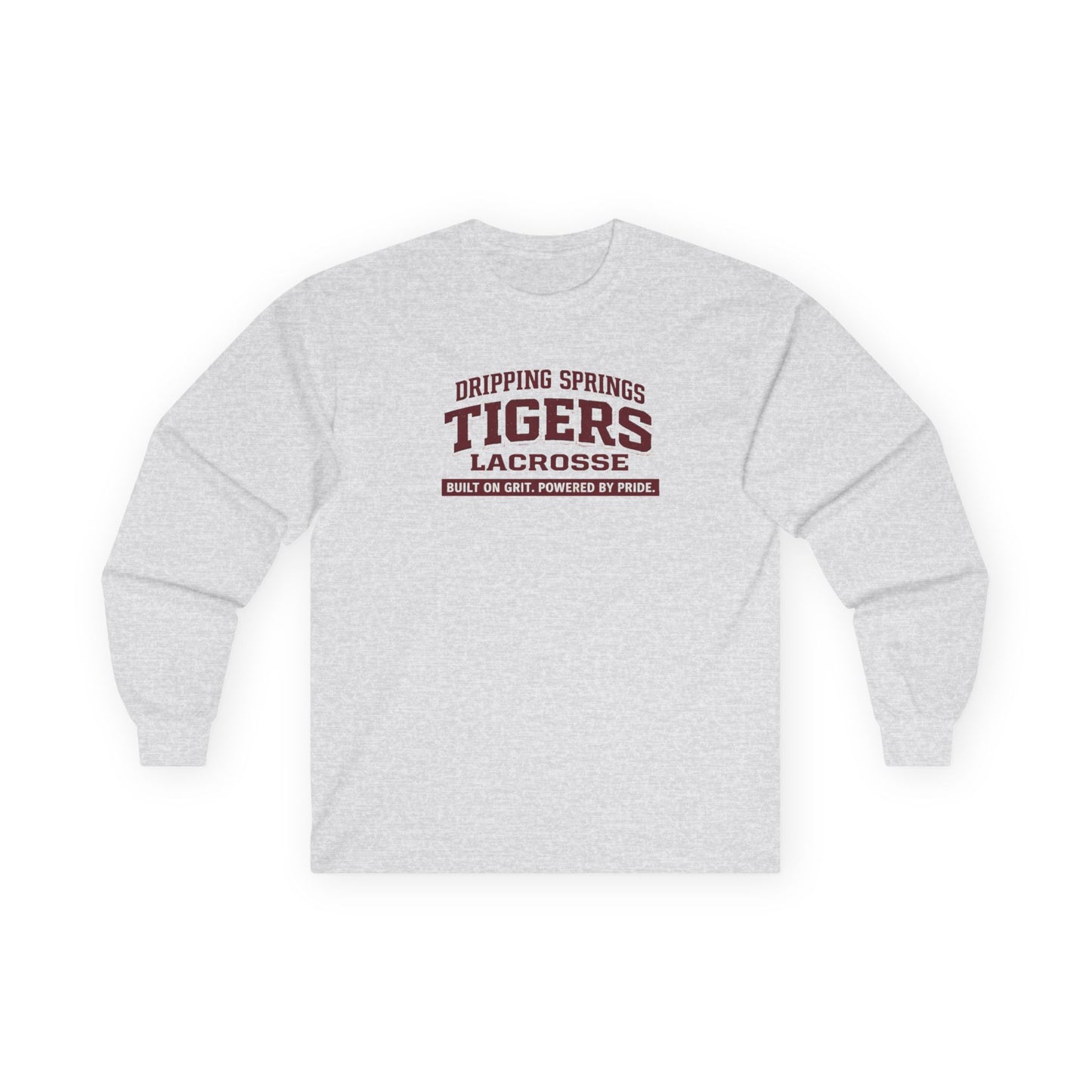 Tigers Lacrosse "Built on Grit" Long Sleeve Tee