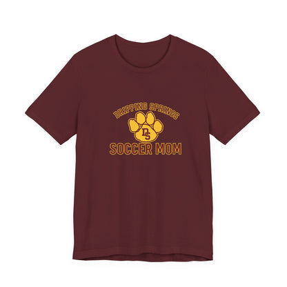"SOCCER MOM" Unisex Jersey Short Sleeve Tee, 9 color options