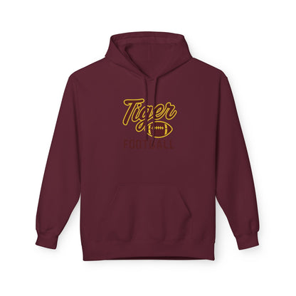 "TIGER FOOTBALL"  Unisex Midweight Softstyle Fleece Hoodie- 6 color options