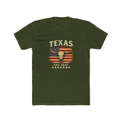 Texas EST 1845 T-Shirt — Vintage State Pride Tee