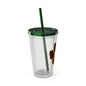 Sunsplash Tumbler with Straw, 16oz